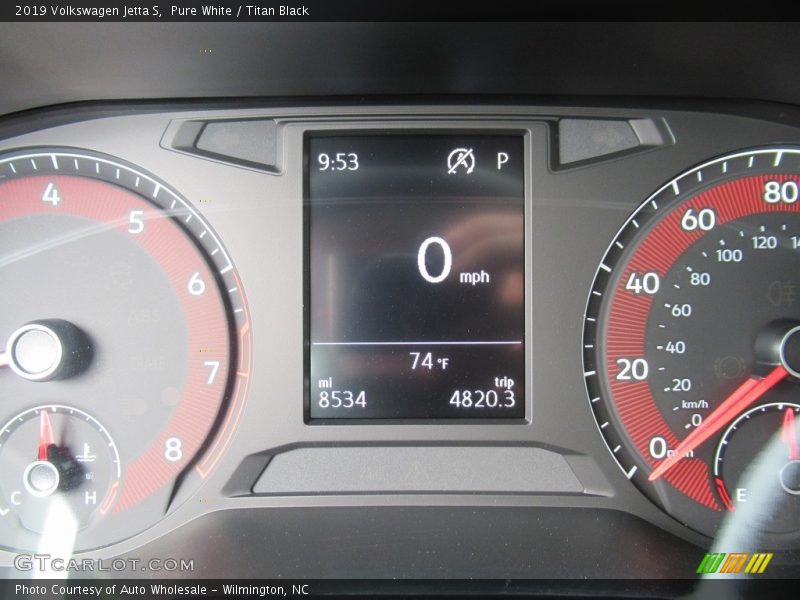 Pure White / Titan Black 2019 Volkswagen Jetta S