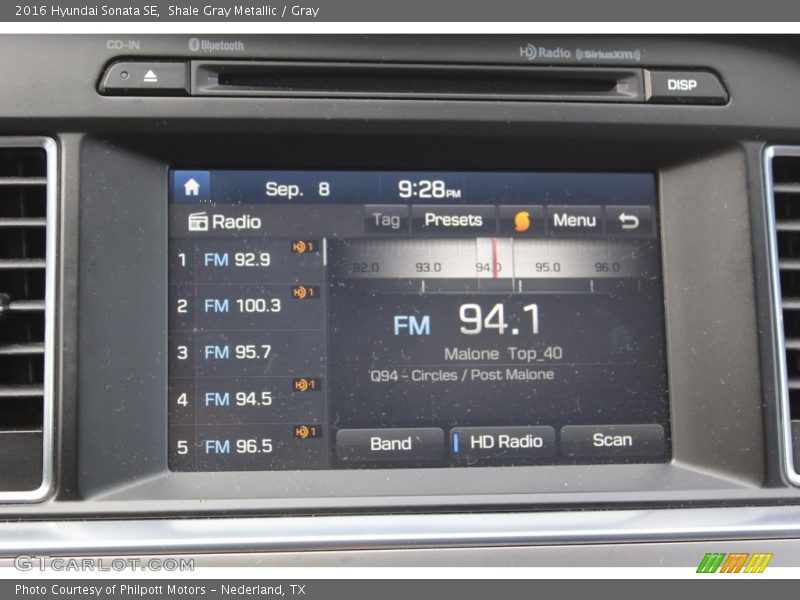 Shale Gray Metallic / Gray 2016 Hyundai Sonata SE