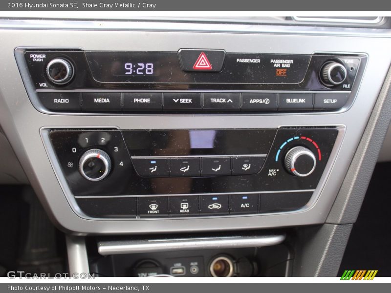 Shale Gray Metallic / Gray 2016 Hyundai Sonata SE