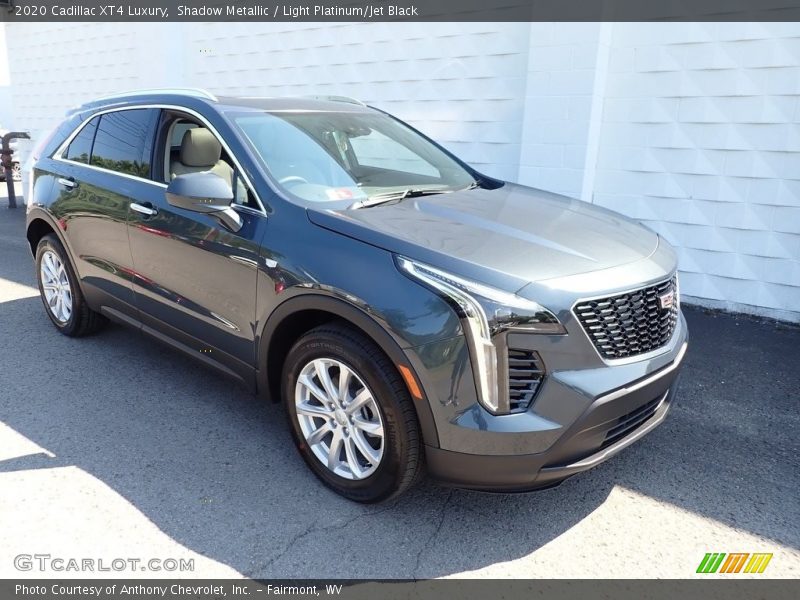 Shadow Metallic / Light Platinum/Jet Black 2020 Cadillac XT4 Luxury
