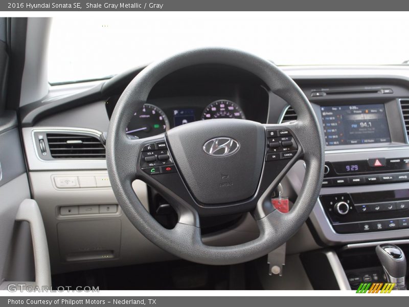 Shale Gray Metallic / Gray 2016 Hyundai Sonata SE