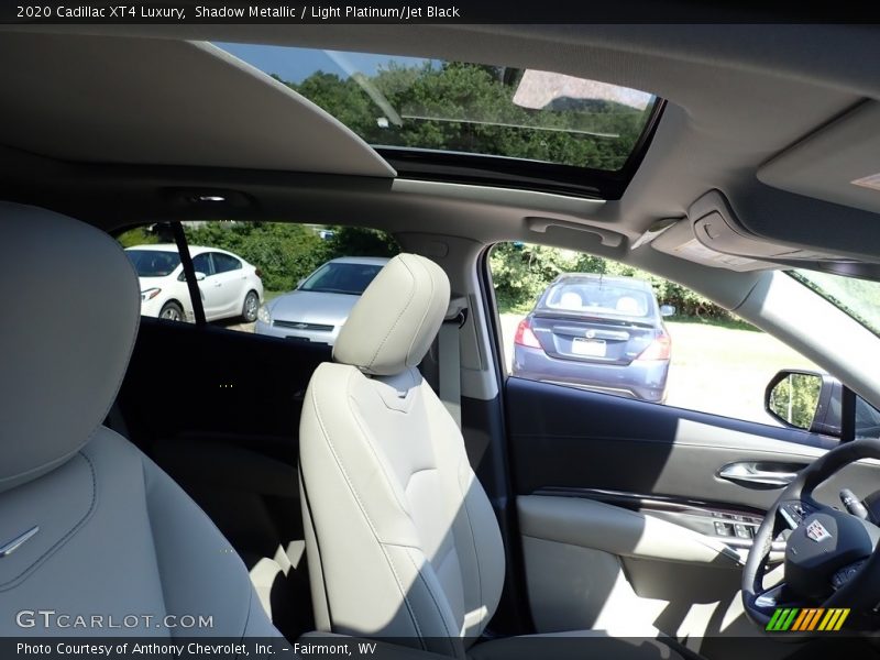 Shadow Metallic / Light Platinum/Jet Black 2020 Cadillac XT4 Luxury