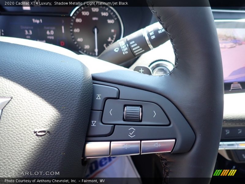Shadow Metallic / Light Platinum/Jet Black 2020 Cadillac XT4 Luxury