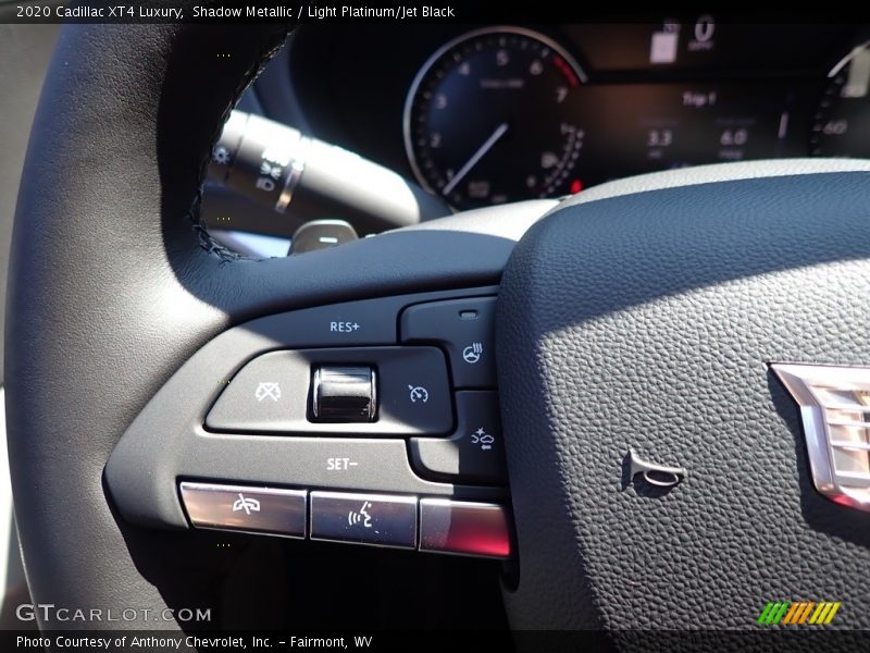 Shadow Metallic / Light Platinum/Jet Black 2020 Cadillac XT4 Luxury