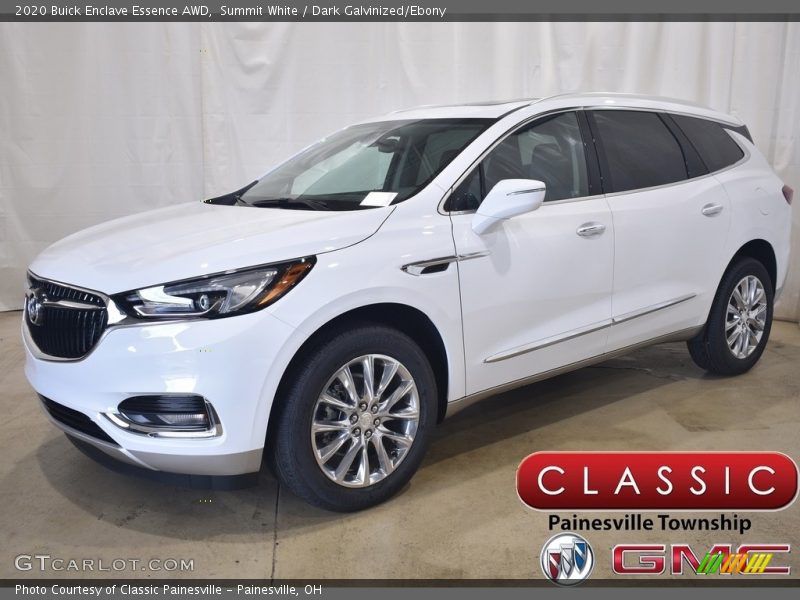 Summit White / Dark Galvinized/Ebony 2020 Buick Enclave Essence AWD