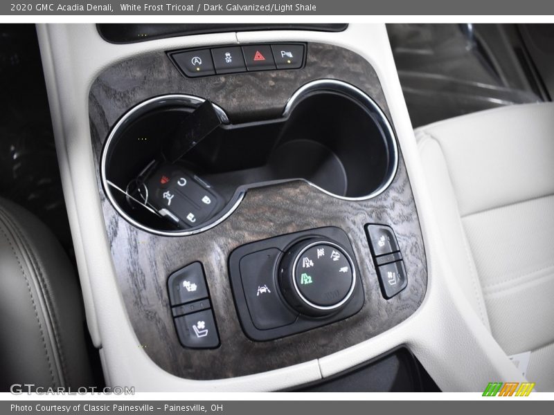 White Frost Tricoat / Dark Galvanized/Light Shale 2020 GMC Acadia Denali