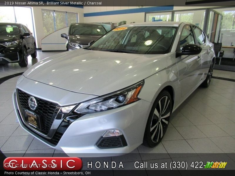 Brilliant Silver Metallic / Charcoal 2019 Nissan Altima SR