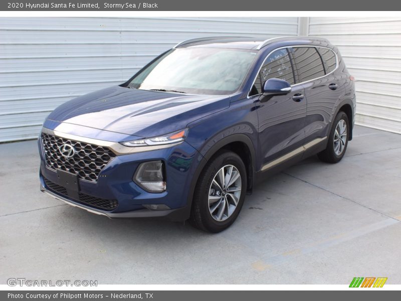 Stormy Sea / Black 2020 Hyundai Santa Fe Limited