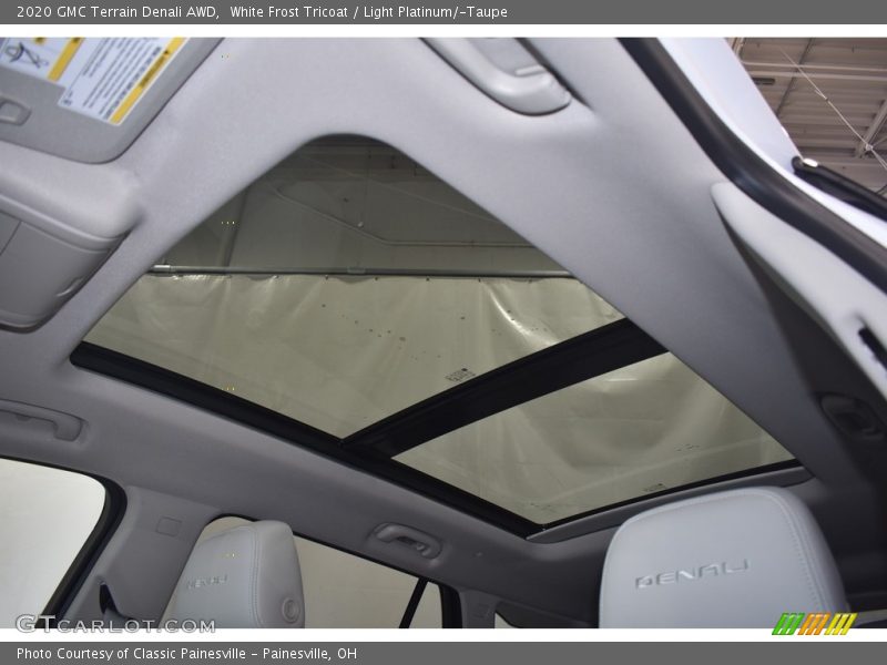 White Frost Tricoat / Light Platinum/­Taupe 2020 GMC Terrain Denali AWD