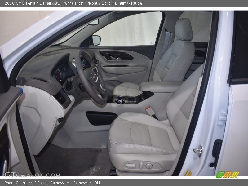 White Frost Tricoat / Light Platinum/­Taupe 2020 GMC Terrain Denali AWD