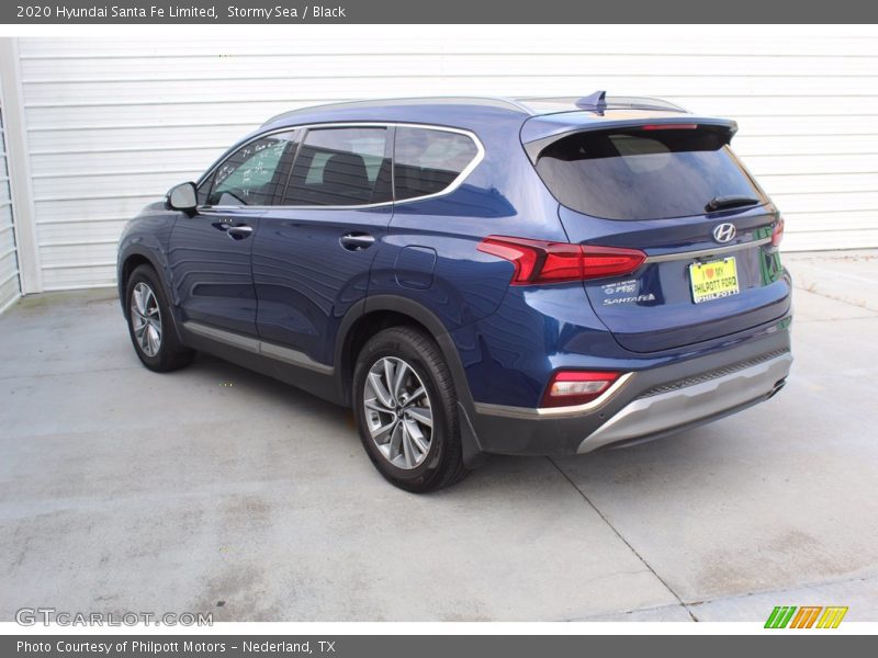 Stormy Sea / Black 2020 Hyundai Santa Fe Limited