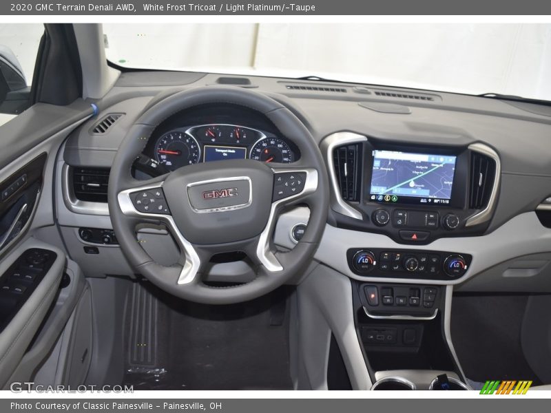 White Frost Tricoat / Light Platinum/­Taupe 2020 GMC Terrain Denali AWD