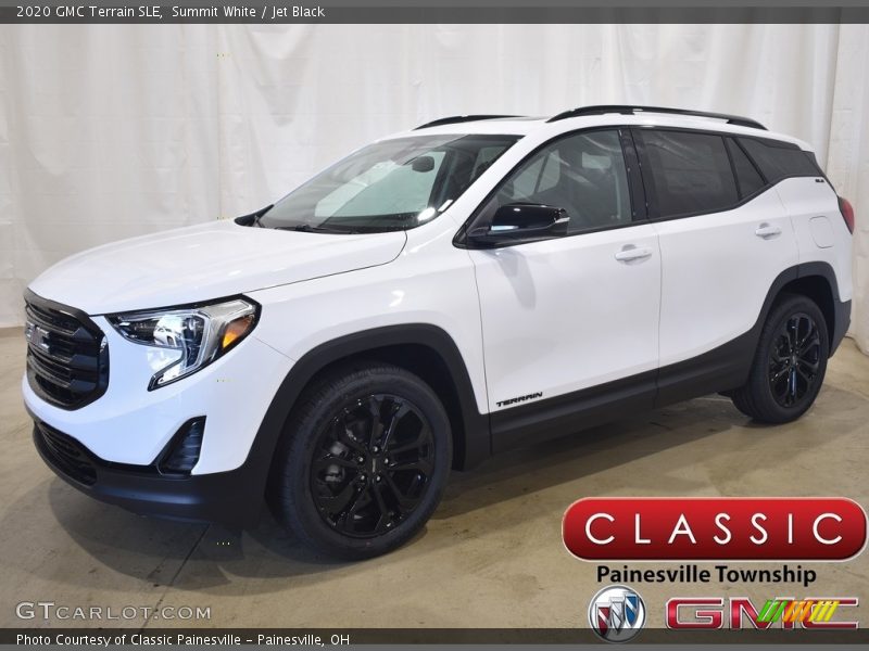 Summit White / Jet Black 2020 GMC Terrain SLE