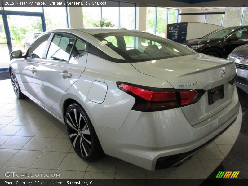 Brilliant Silver Metallic / Charcoal 2019 Nissan Altima SR
