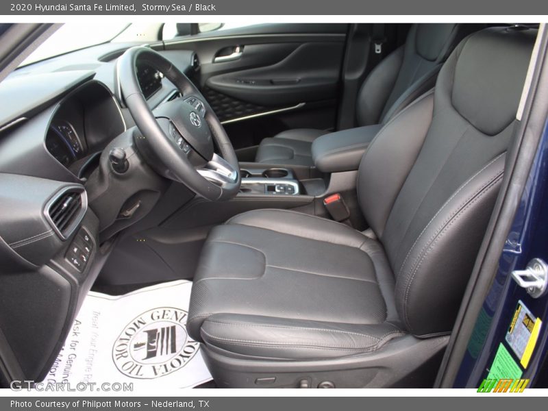 Stormy Sea / Black 2020 Hyundai Santa Fe Limited