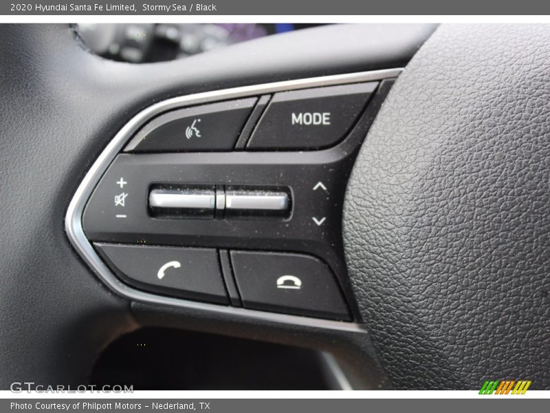 Stormy Sea / Black 2020 Hyundai Santa Fe Limited