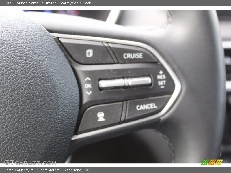 Stormy Sea / Black 2020 Hyundai Santa Fe Limited