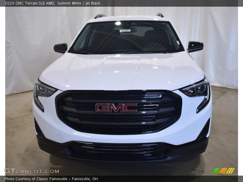 Summit White / Jet Black 2020 GMC Terrain SLE AWD