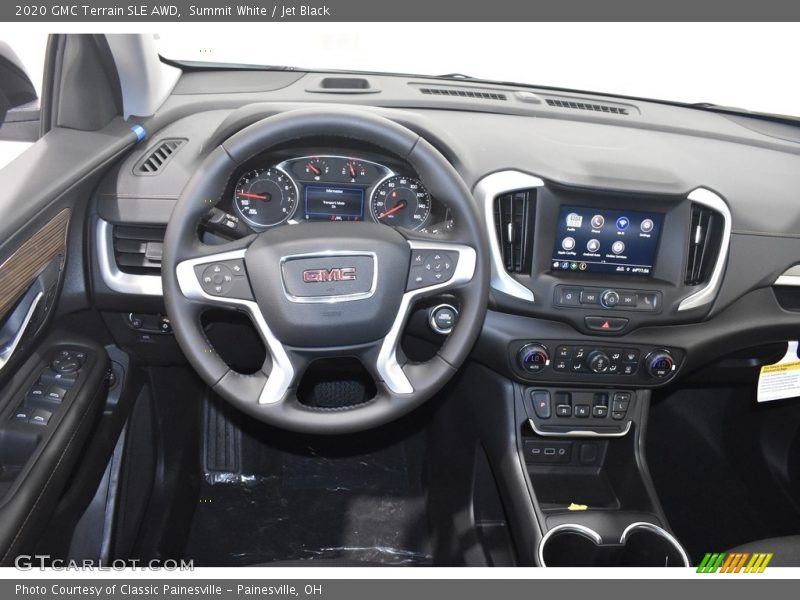 Summit White / Jet Black 2020 GMC Terrain SLE AWD