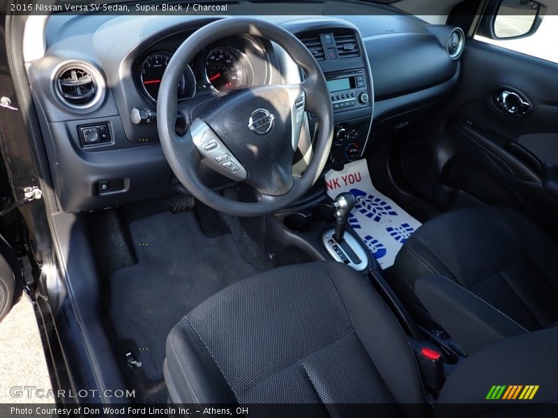 Front Seat of 2016 Versa SV Sedan