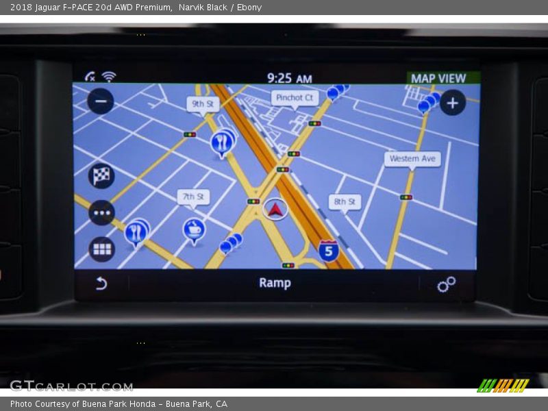 Narvik Black / Ebony 2018 Jaguar F-PACE 20d AWD Premium