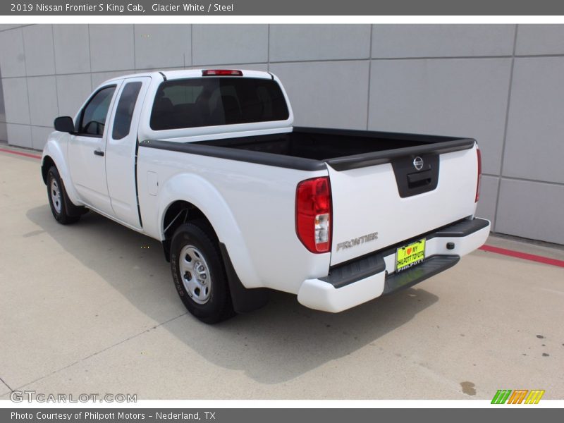 Glacier White / Steel 2019 Nissan Frontier S King Cab