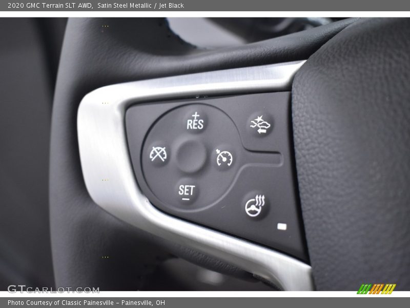 Satin Steel Metallic / Jet Black 2020 GMC Terrain SLT AWD