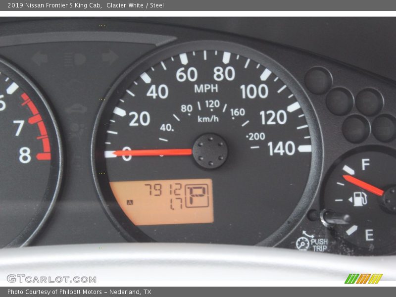 Glacier White / Steel 2019 Nissan Frontier S King Cab