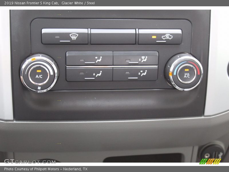 Glacier White / Steel 2019 Nissan Frontier S King Cab