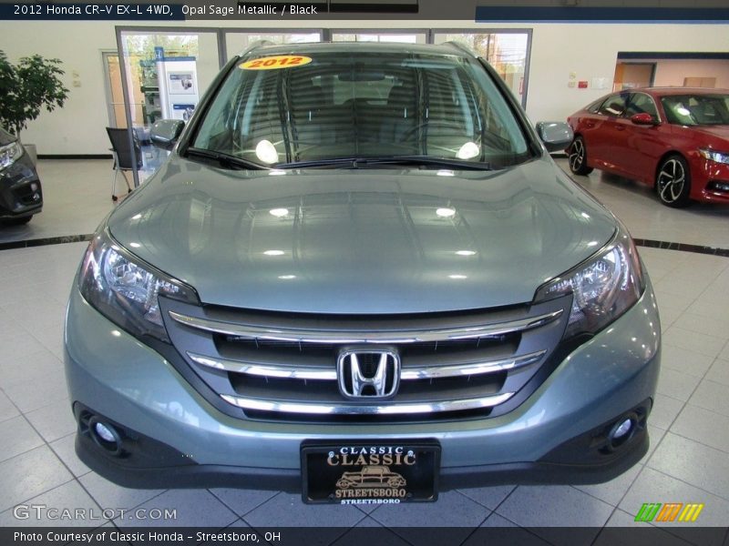 Opal Sage Metallic / Black 2012 Honda CR-V EX-L 4WD