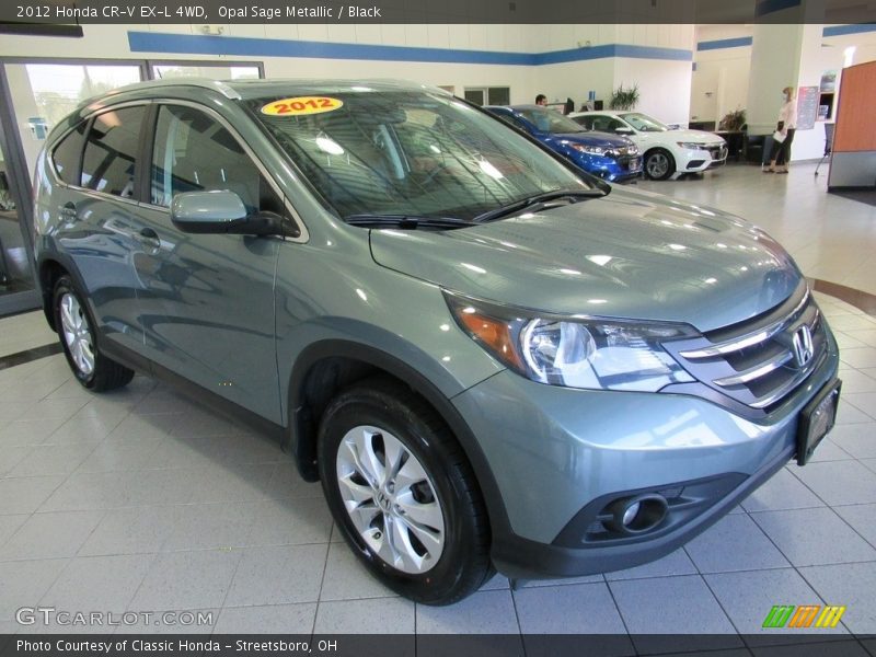 Opal Sage Metallic / Black 2012 Honda CR-V EX-L 4WD