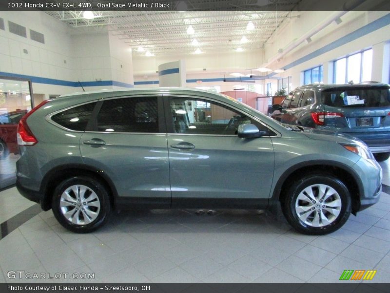 Opal Sage Metallic / Black 2012 Honda CR-V EX-L 4WD