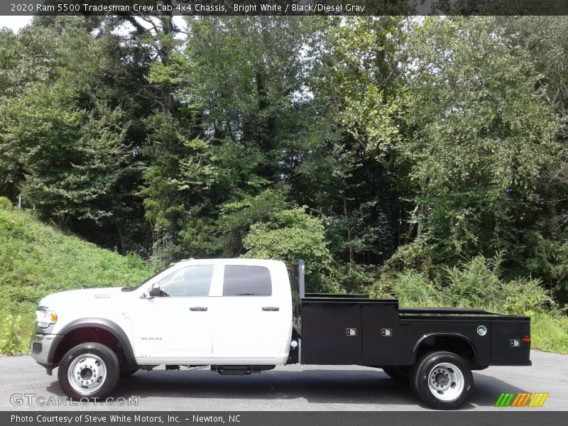 Bright White / Black/Diesel Gray 2020 Ram 5500 Tradesman Crew Cab 4x4 Chassis