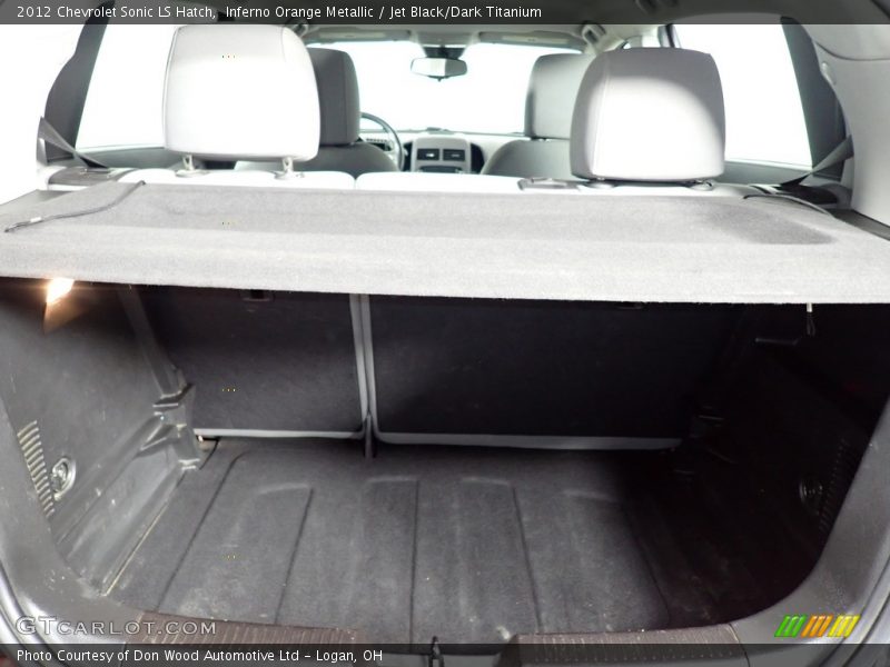 Inferno Orange Metallic / Jet Black/Dark Titanium 2012 Chevrolet Sonic LS Hatch