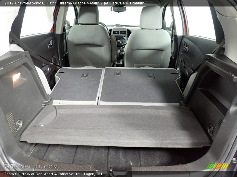 Inferno Orange Metallic / Jet Black/Dark Titanium 2012 Chevrolet Sonic LS Hatch