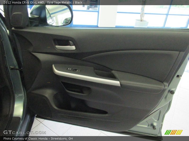 Opal Sage Metallic / Black 2012 Honda CR-V EX-L 4WD