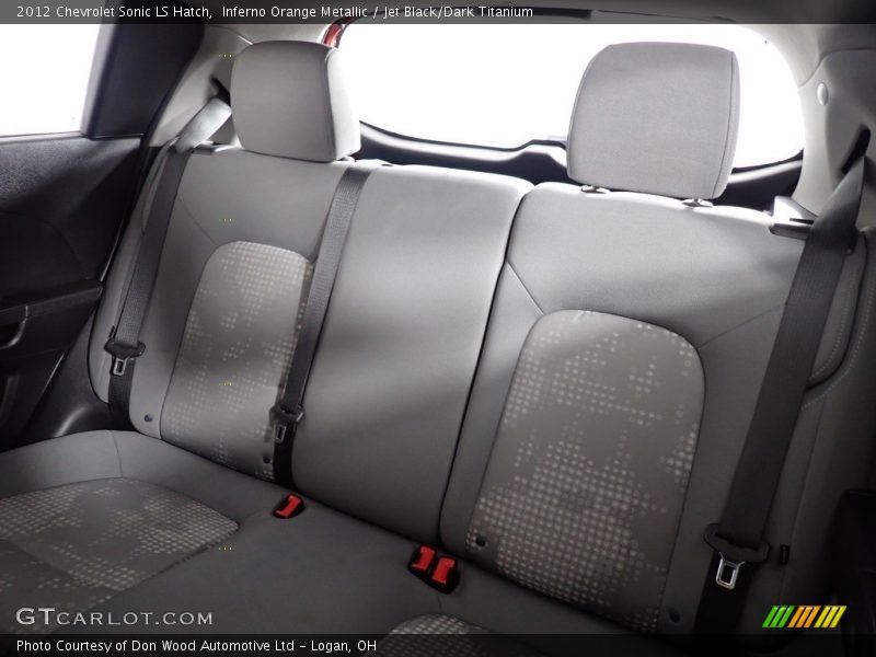 Inferno Orange Metallic / Jet Black/Dark Titanium 2012 Chevrolet Sonic LS Hatch