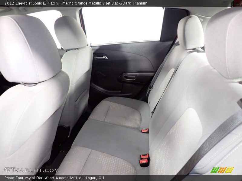 Inferno Orange Metallic / Jet Black/Dark Titanium 2012 Chevrolet Sonic LS Hatch