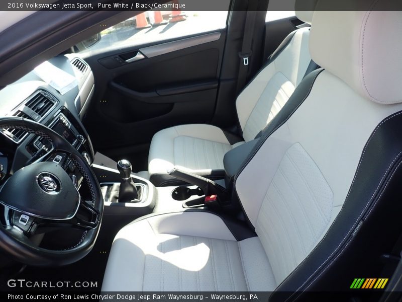  2016 Jetta Sport Black/Ceramique Interior
