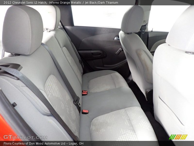 Inferno Orange Metallic / Jet Black/Dark Titanium 2012 Chevrolet Sonic LS Hatch