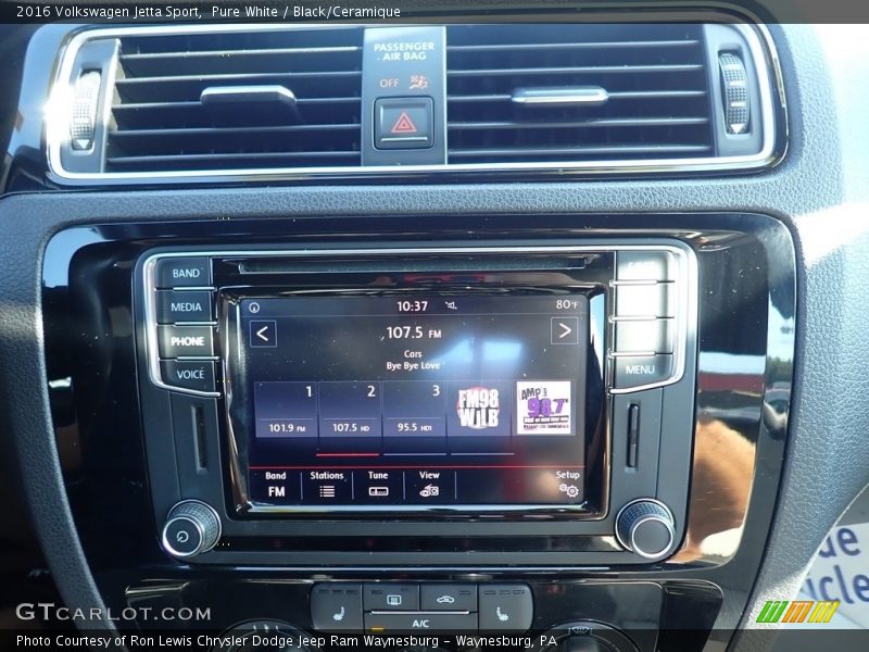 Controls of 2016 Jetta Sport