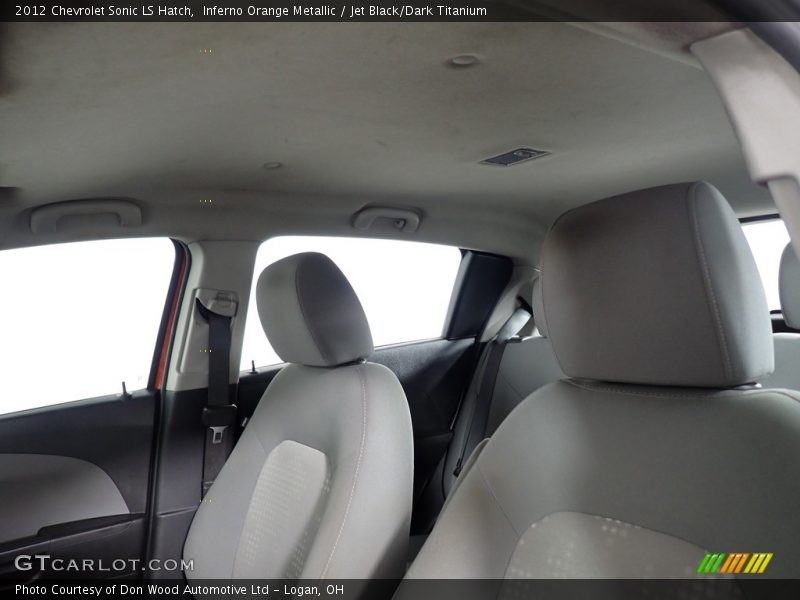 Inferno Orange Metallic / Jet Black/Dark Titanium 2012 Chevrolet Sonic LS Hatch