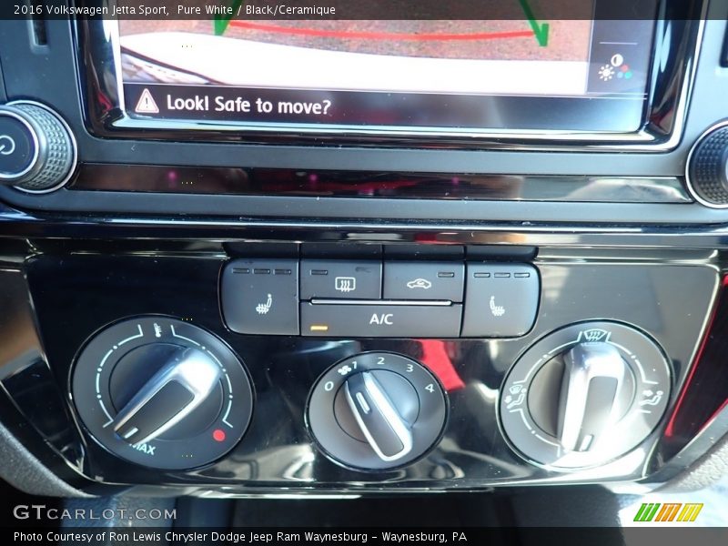 Controls of 2016 Jetta Sport