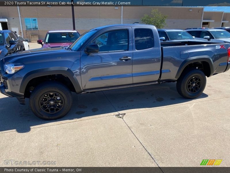 Magnetic Gray Metallic / Cement 2020 Toyota Tacoma SX Access Cab 4x4