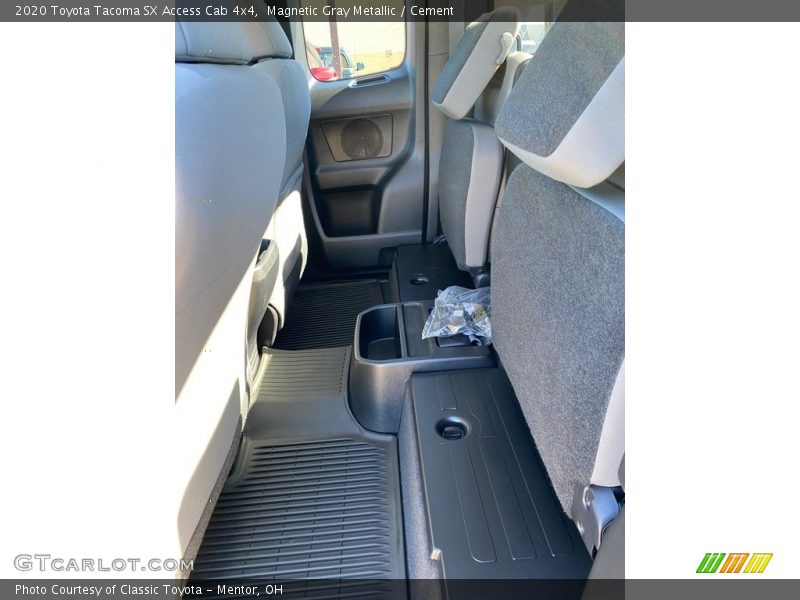 Rear Seat of 2020 Tacoma SX Access Cab 4x4