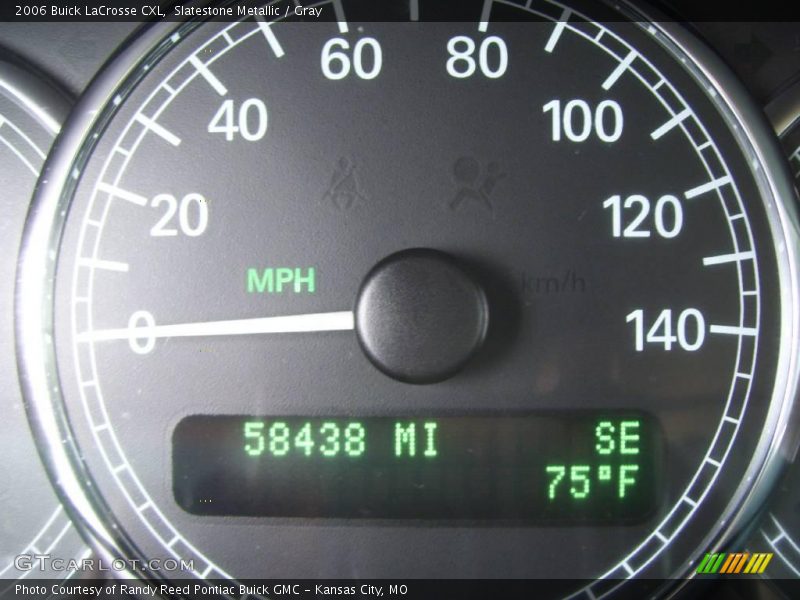 Slatestone Metallic / Gray 2006 Buick LaCrosse CXL
