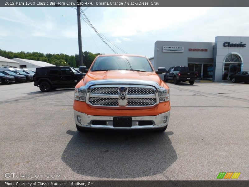 Omaha Orange / Black/Diesel Gray 2019 Ram 1500 Classic Big Horn Crew Cab 4x4