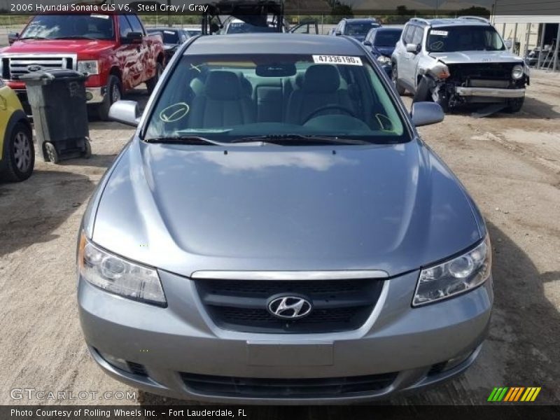 Steel Gray / Gray 2006 Hyundai Sonata GLS V6