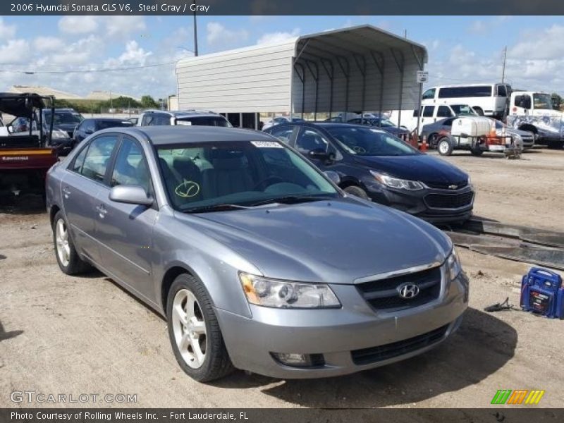 Steel Gray / Gray 2006 Hyundai Sonata GLS V6