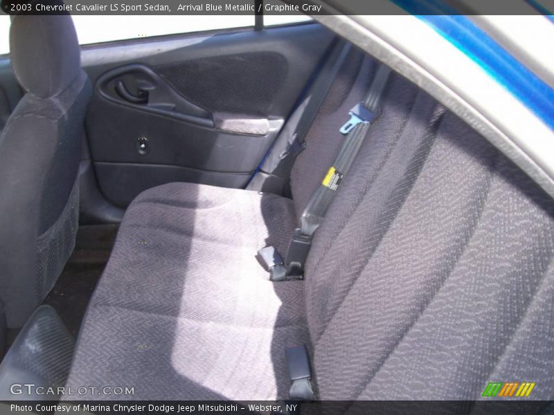 Arrival Blue Metallic / Graphite Gray 2003 Chevrolet Cavalier LS Sport Sedan